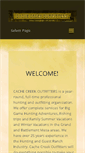 Mobile Screenshot of cache-creek-outfitters.com